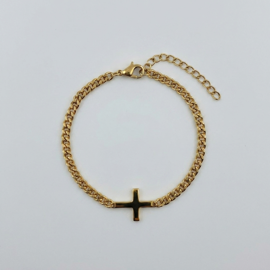 Cross Pendant Bracelet
